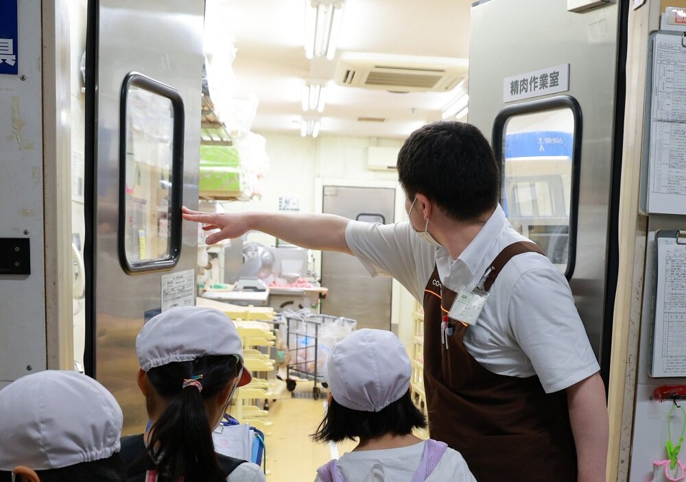 バックヤードの見学
