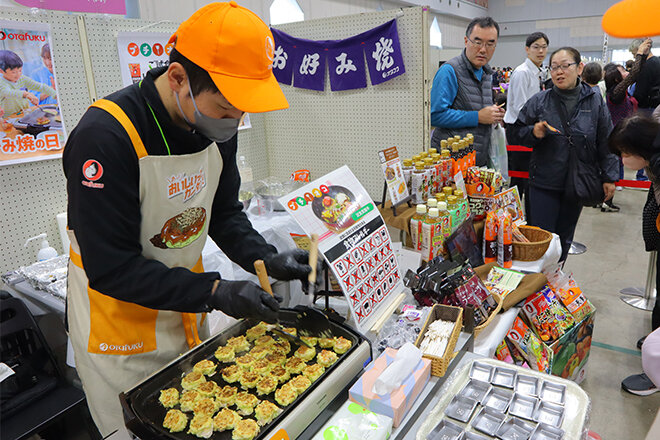 試食・販売の写真