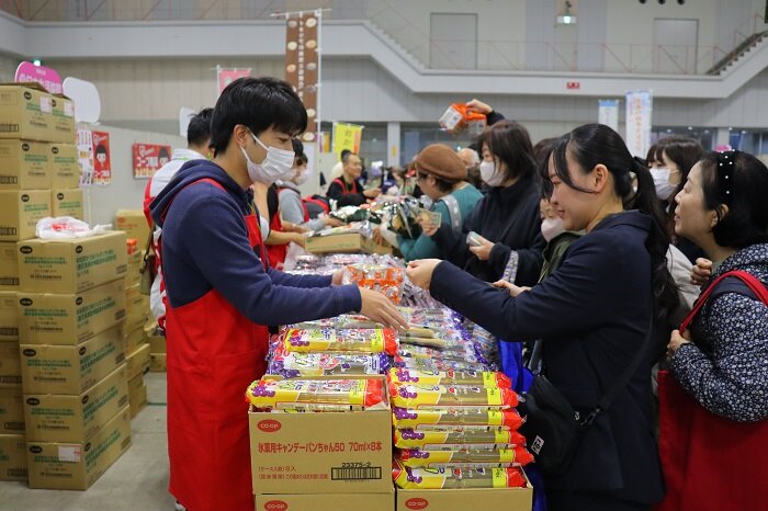 試食・販売の写真