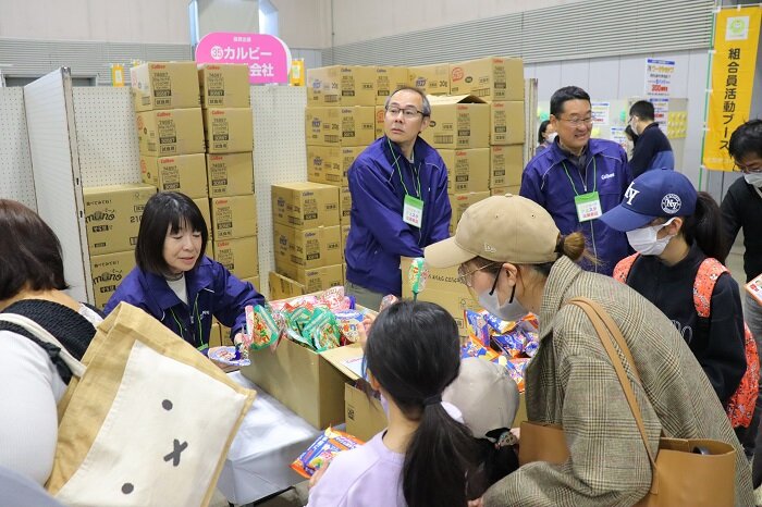 試食・販売の写真