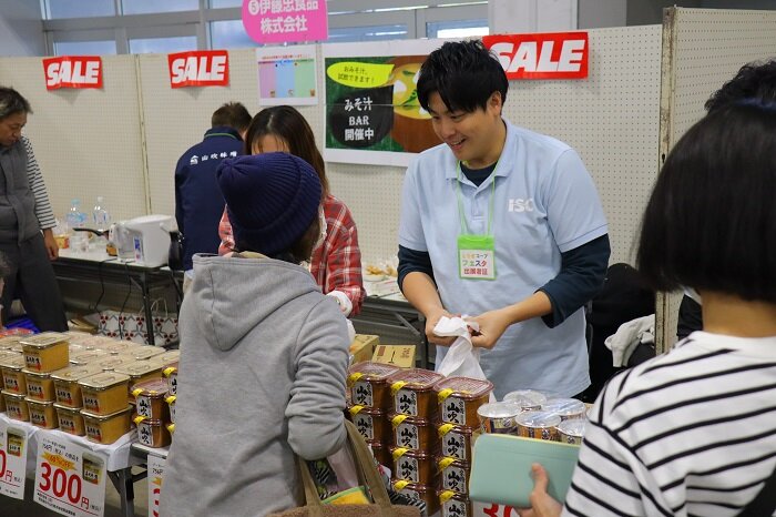 試食・販売の写真